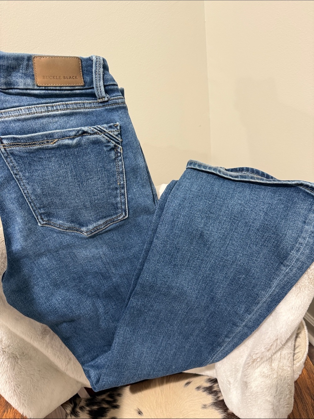 Classic Blue Denim Jeans - Picture 4 of 6